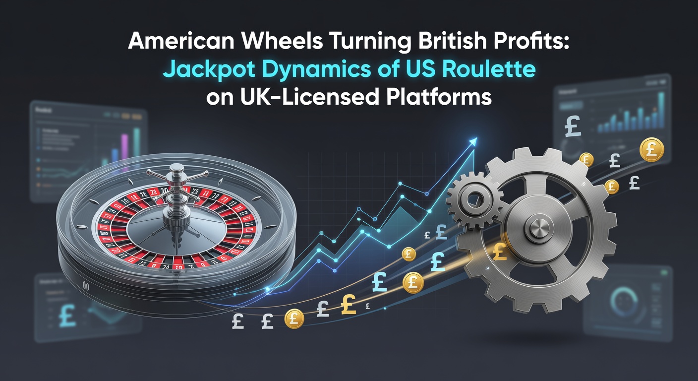 Screenshot of a UK-licensed platform showing American roulette table with glowing progressive jackpot counter at £750,000, live dealer mid-spin