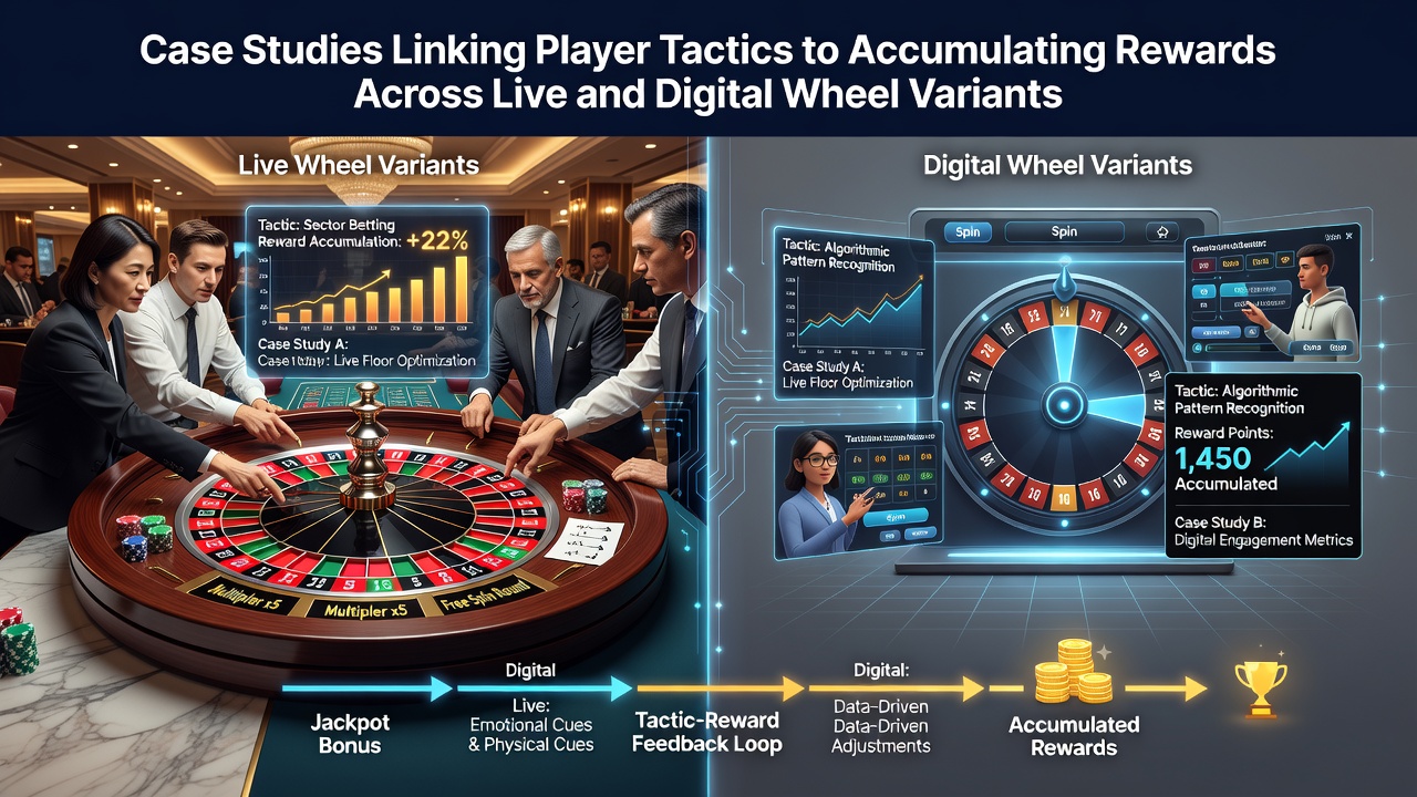 Infographic comparing reward accumulation rates between live dealer and RNG-based wheel games