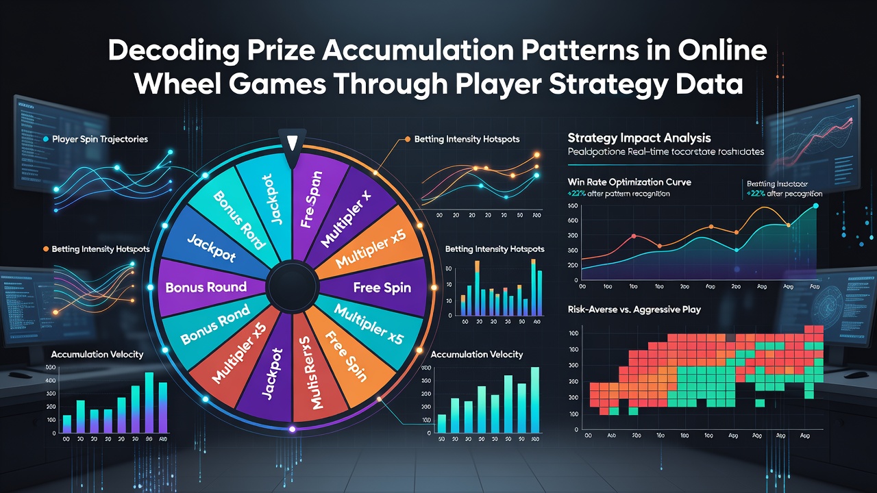 Charts comparing different player strategy types and their effects on prize pool accumulation over time