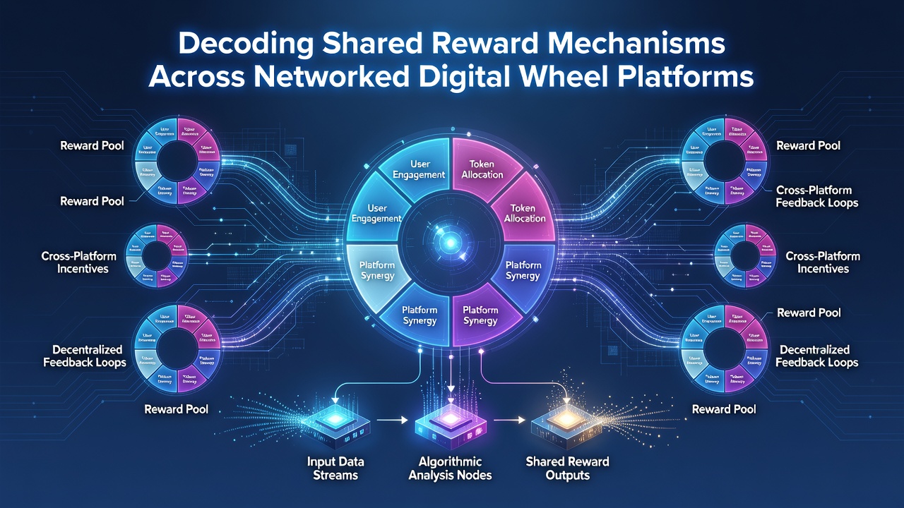 Data visualization of shared jackpot growth across multiple digital wheel networks
