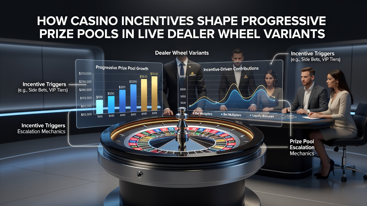Close-up view of digital progressive jackpot counter connected to multiple live dealer tables