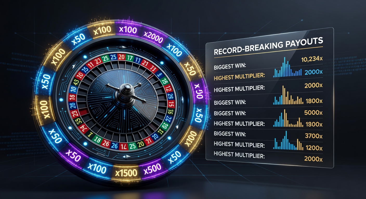 Close-up of a massive Lightning Roulette payout screen showing 500x multiplier on a winning number, with confetti effects and cheering crowd in the background