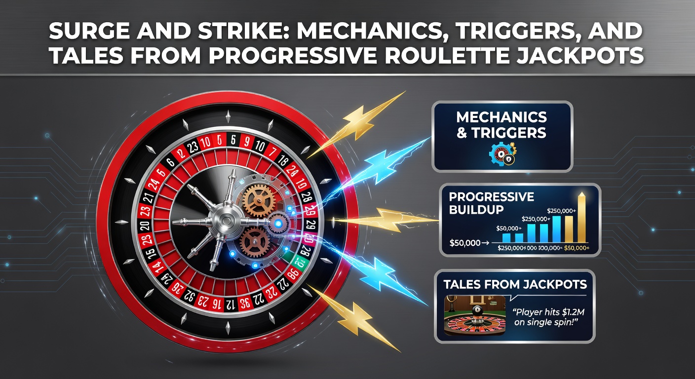 Player celebrating a massive jackpot strike on a digital roulette screen, confetti effects and surging meter in the background amid casino lights