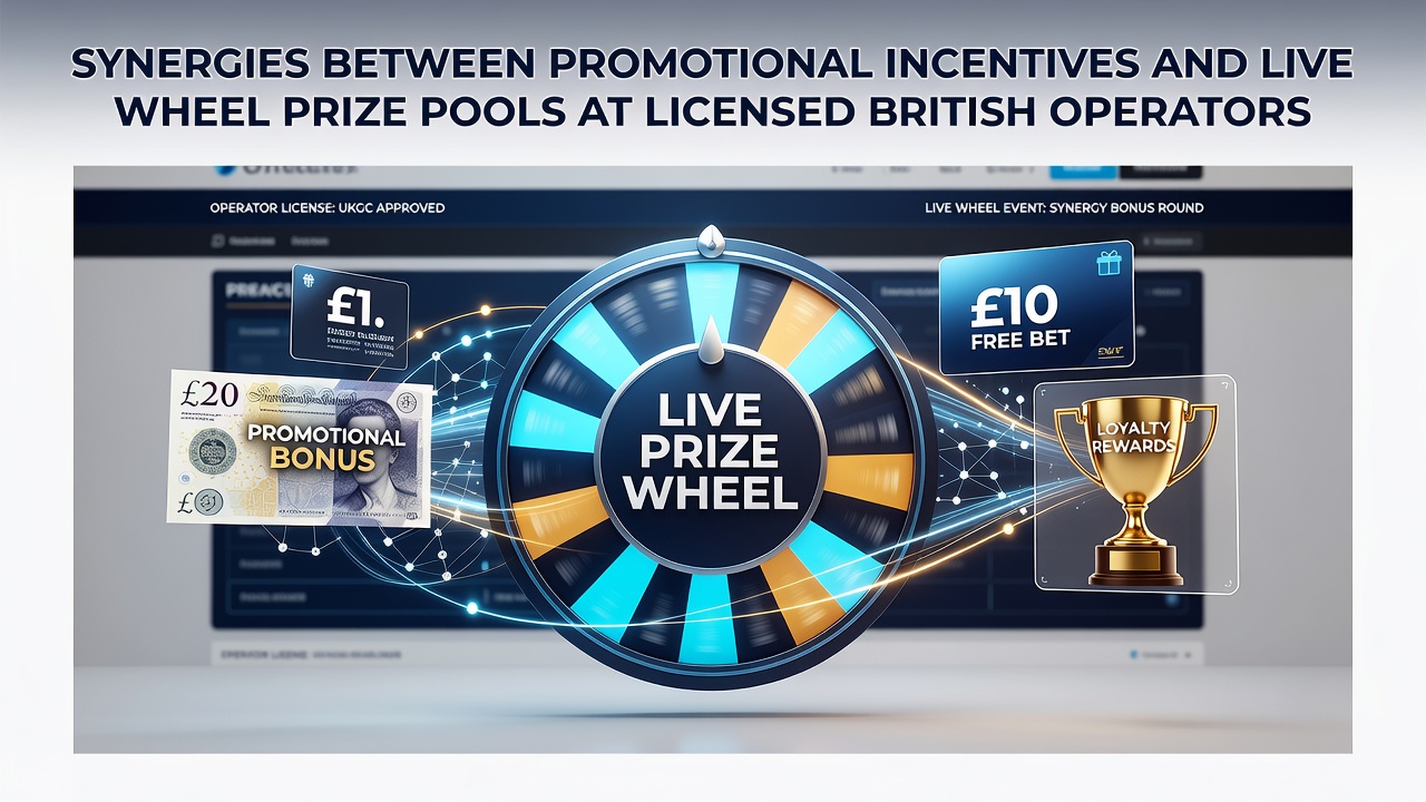 Licensed British operators displaying integrated promotional banners alongside live roulette wheel interfaces with progressive jackpot meters